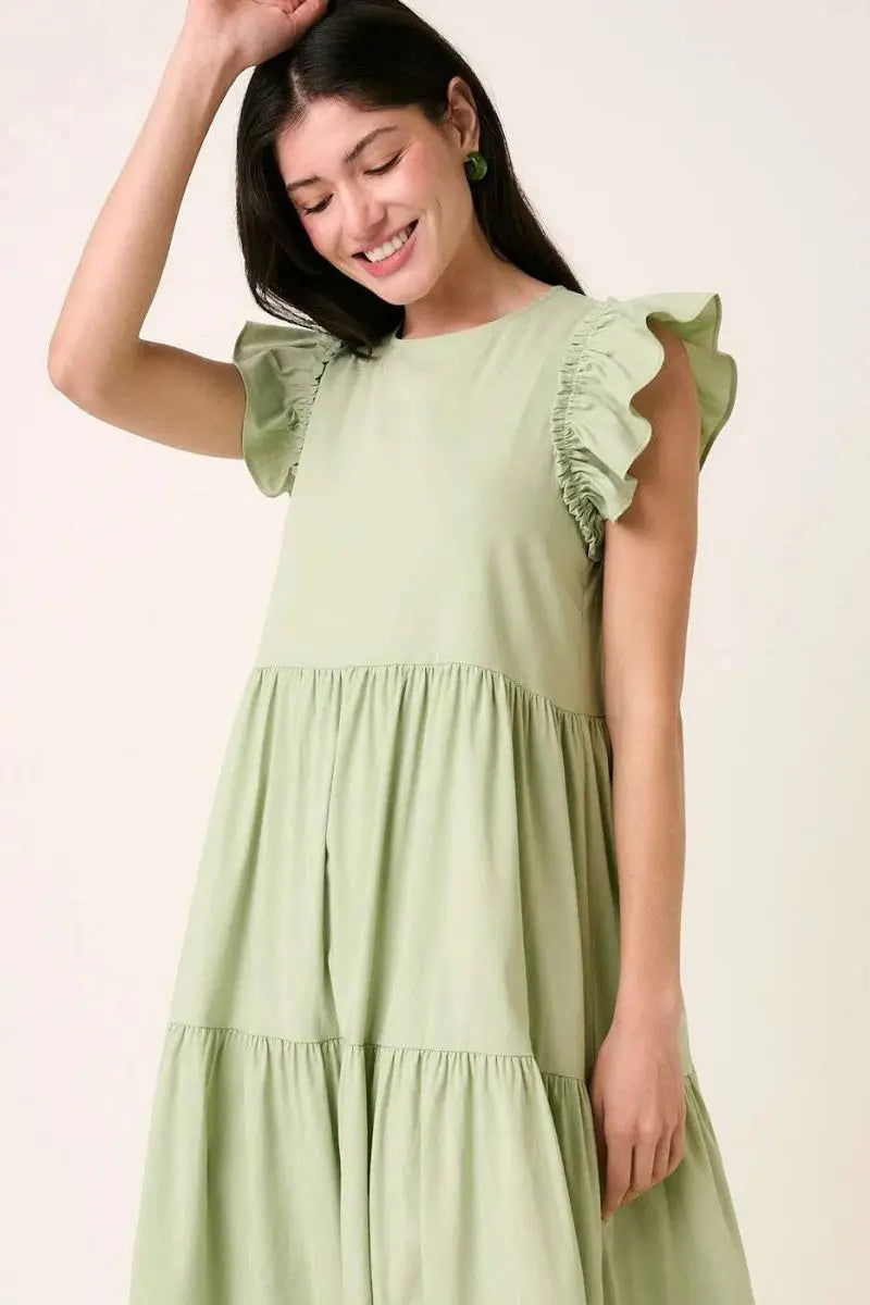 Dresses Trendsi Ruffle Maxi Dress Women's Summer Casual Flowy Tiered Dress
