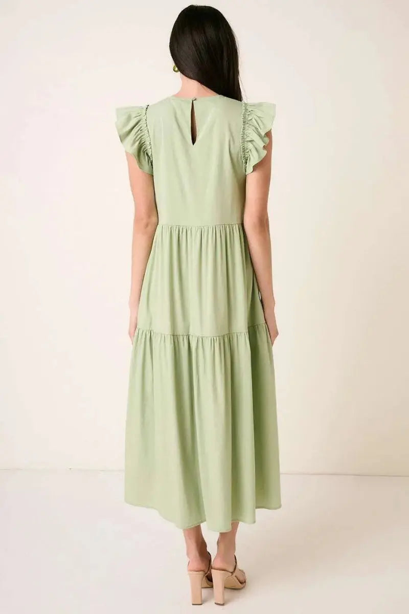 Dresses Trendsi Ruffle Maxi Dress Women's Summer Casual Flowy Tiered Dress