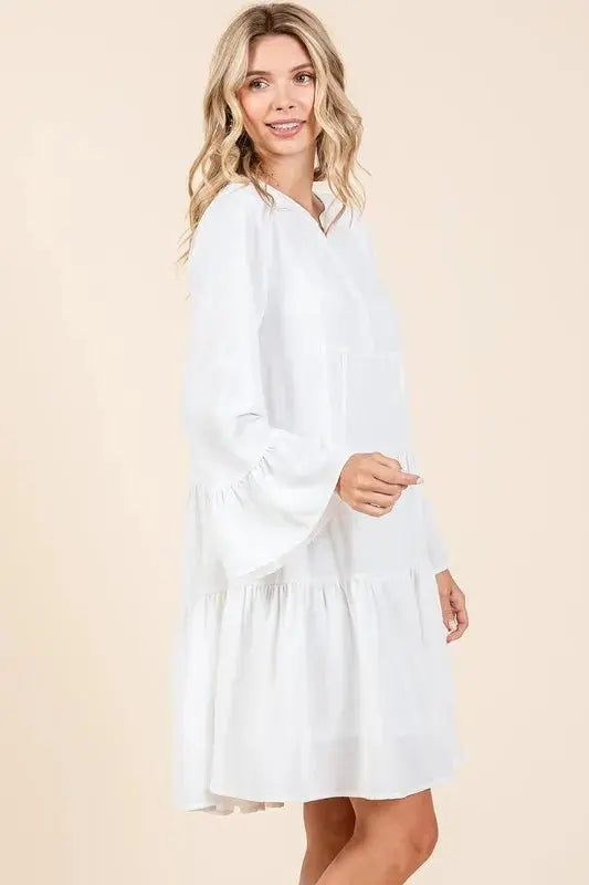 Dresses Trendsi Flare Sleeve Mini Dress Women's Party/Date Night Dress Chic & Flattering