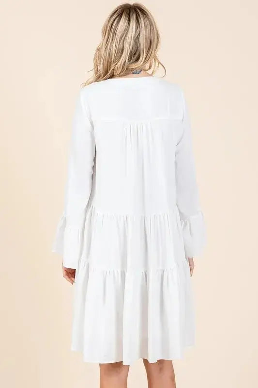 Dresses Trendsi Flare Sleeve Mini Dress Women's Party/Date Night Dress Chic & Flattering