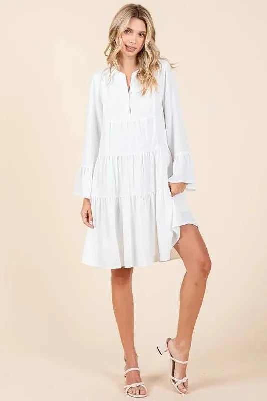 Dresses Trendsi Flare Sleeve Mini Dress Women's Party/Date Night Dress Chic & Flattering
