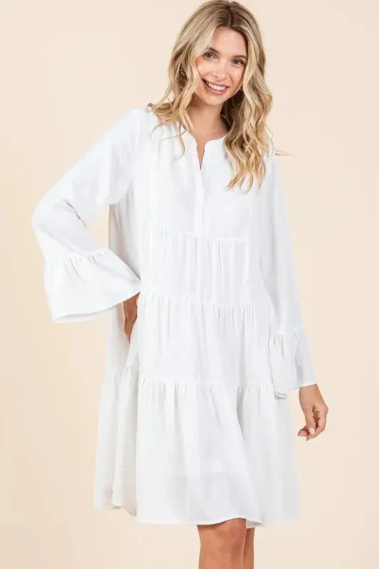 Dresses Trendsi Flare Sleeve Mini Dress Women's Party/Date Night Dress Chic & Flattering