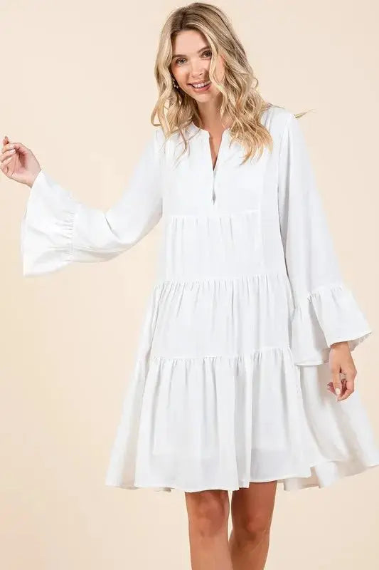 Dresses Trendsi Flare Sleeve Mini Dress Women's Party/Date Night Dress Chic & Flattering