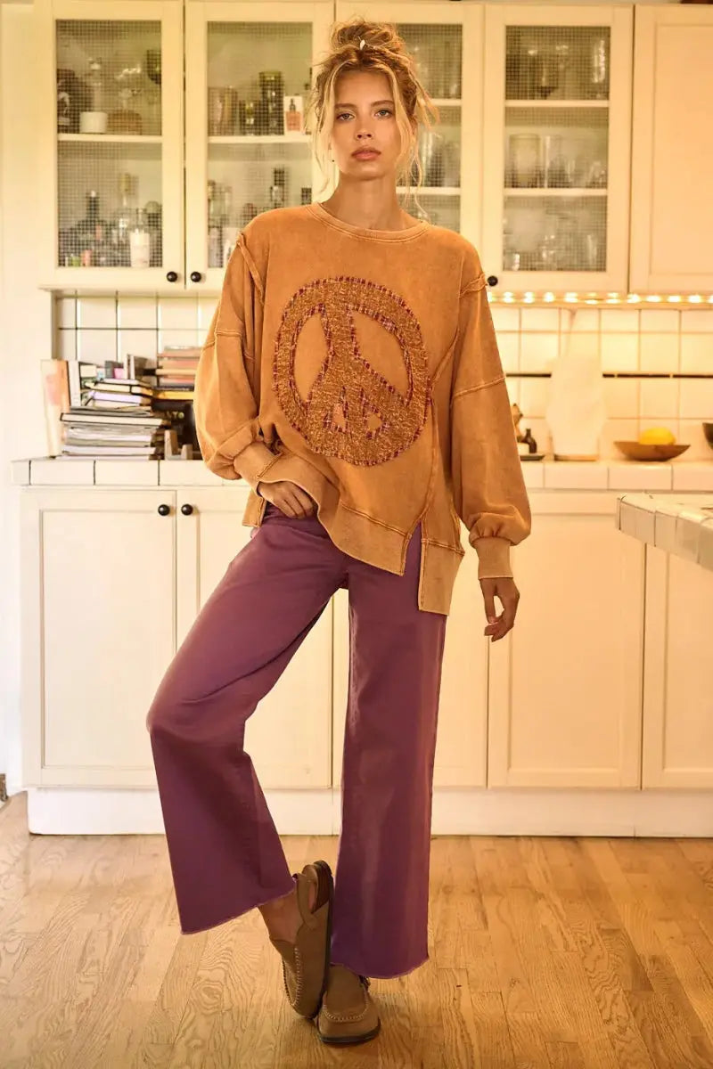 Trendsi Twill Wide Leg Pants Women's High Waisted Casual Pants USA Ship