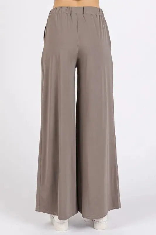 Trendsi Yoga Pants Women's Air Stretch Wide Leg Lounge Pants Comfy Elastic Waist