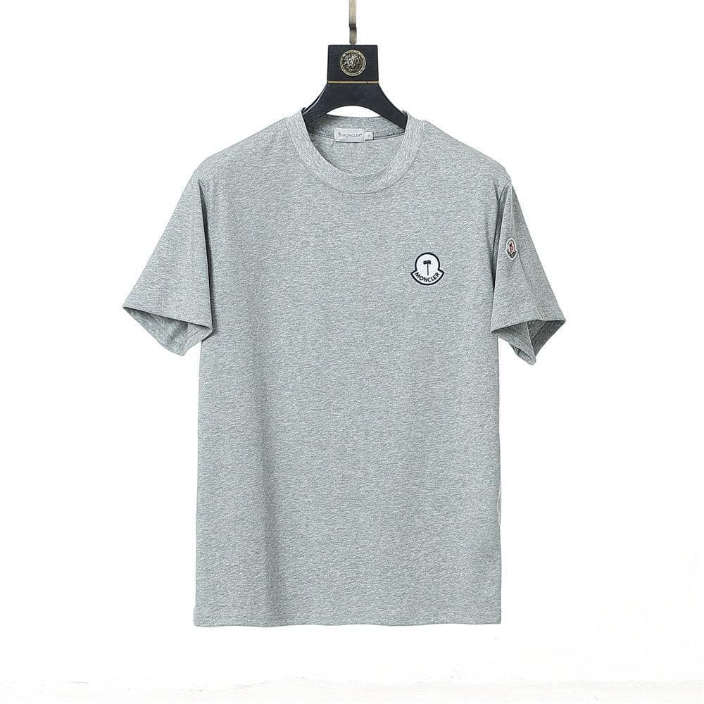 Moncler T-Shirt Without Collar 'Grey'