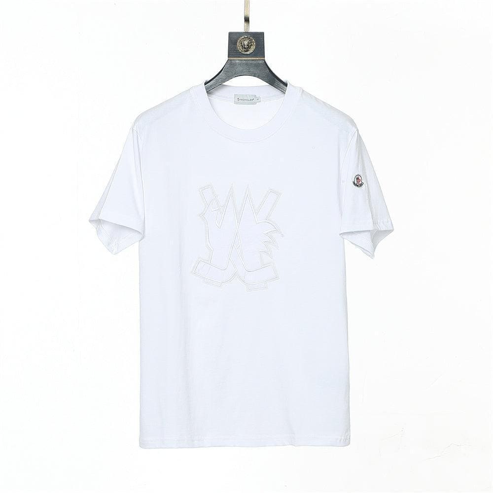 Moncler T-Shirt Without Collar 'White'