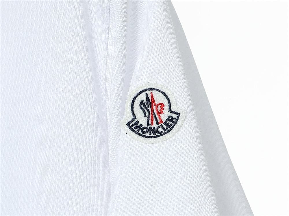 Moncler T-Shirt Without Collar 'White'