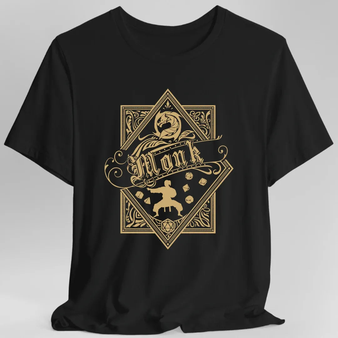 Monk D&D Class Emblem T-shirt