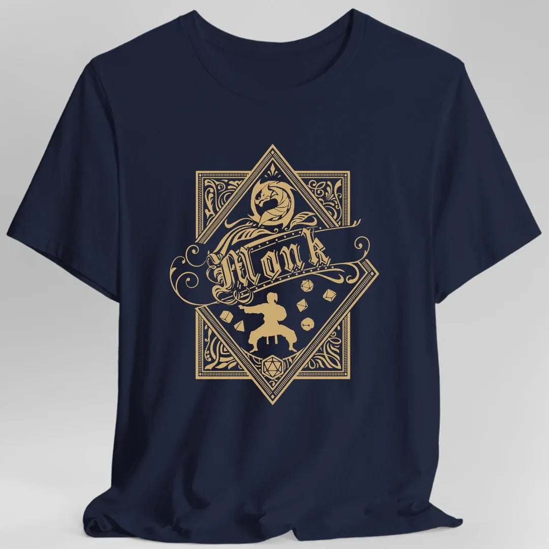 Monk D&D Class Emblem T-shirt