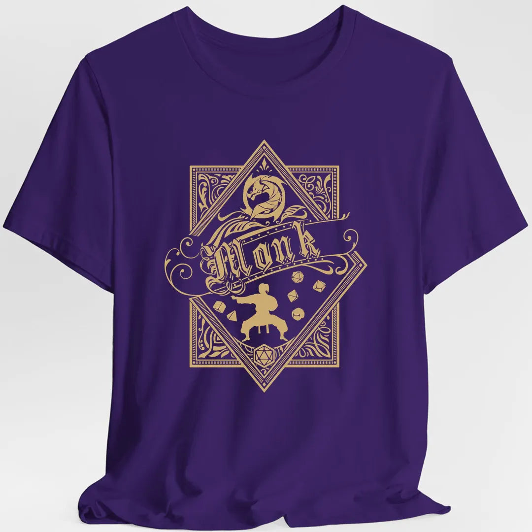 Monk D&D Class Emblem T-shirt