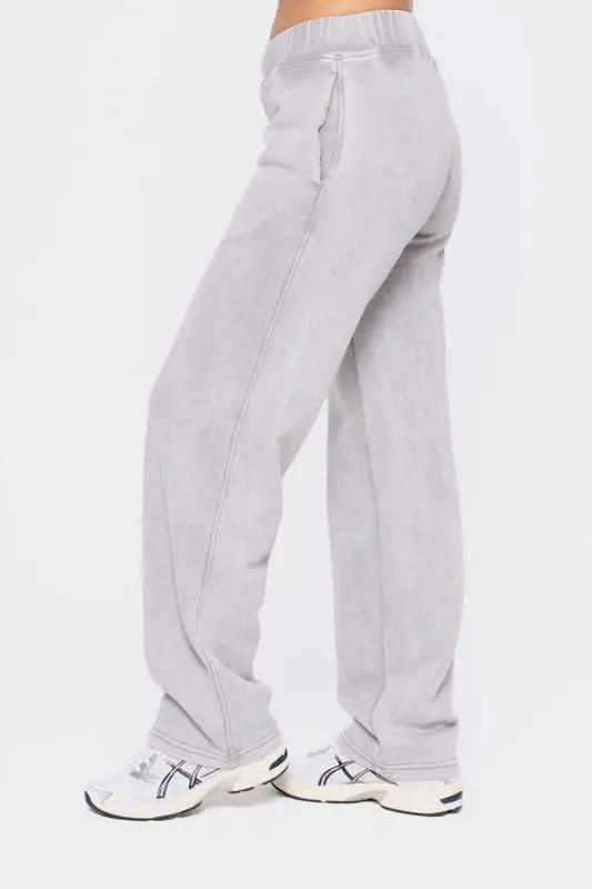 Women's Fleece Loungewear Pants Fleece Pants - Elastic Waist with Pockets - Loungewear Casual