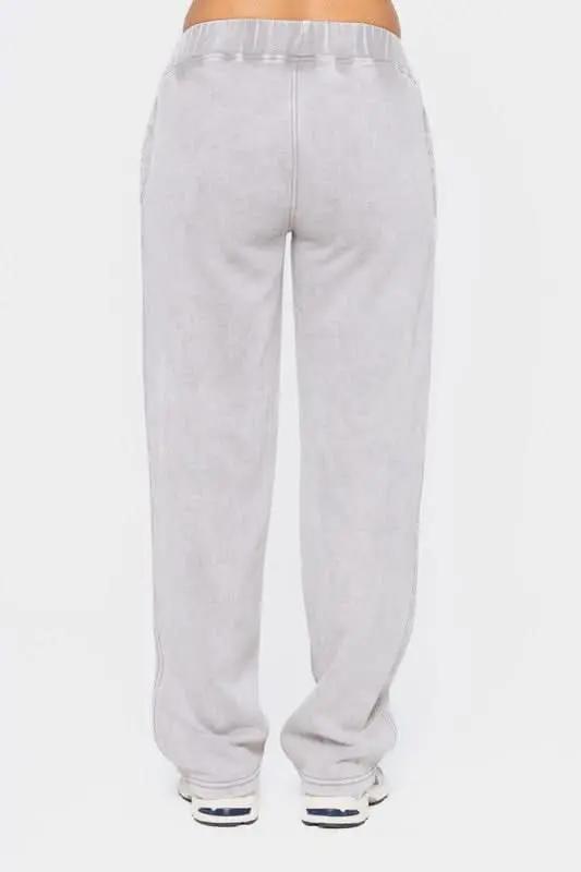 Women's Fleece Loungewear Pants Fleece Pants - Elastic Waist with Pockets - Loungewear Casual