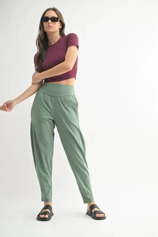 Trendsi Flowbarrel Active Pants Women's Workout Leggings High Waist, USA Shipped