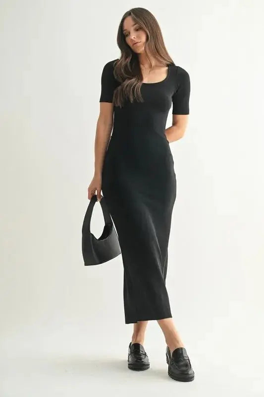 Vestidos Trendsi MONO B Maxi Vestido Laguna Drapeado Suave Estilo para Mujer - Fluido y Cómodo