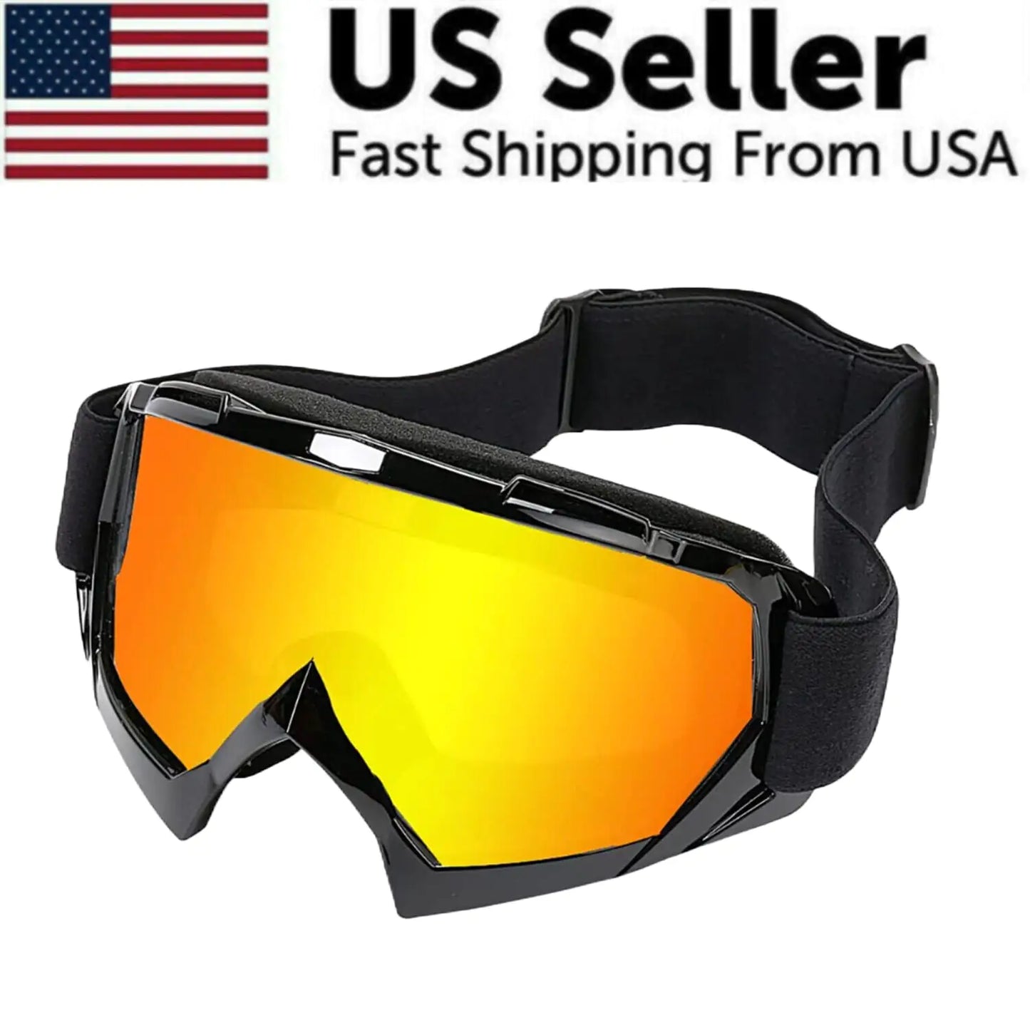 Motocross Goggles | Racing Off-Road | Dirt Bike | ATV | UTV | BMX | MX | XC | Motorcycle Eyewear - # BOAA221810001