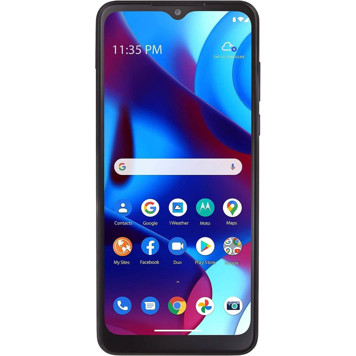 Motorola Moto G Pure Tracfone 32GB Blue - Prepaid Smartphone (Locked)  (Refurbished)