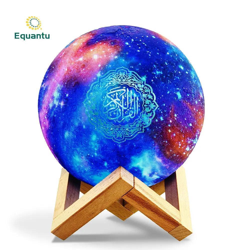 MR033 Color Moon Light Bluetooth Quran Speaker, QB512 Smart App Control Night Light