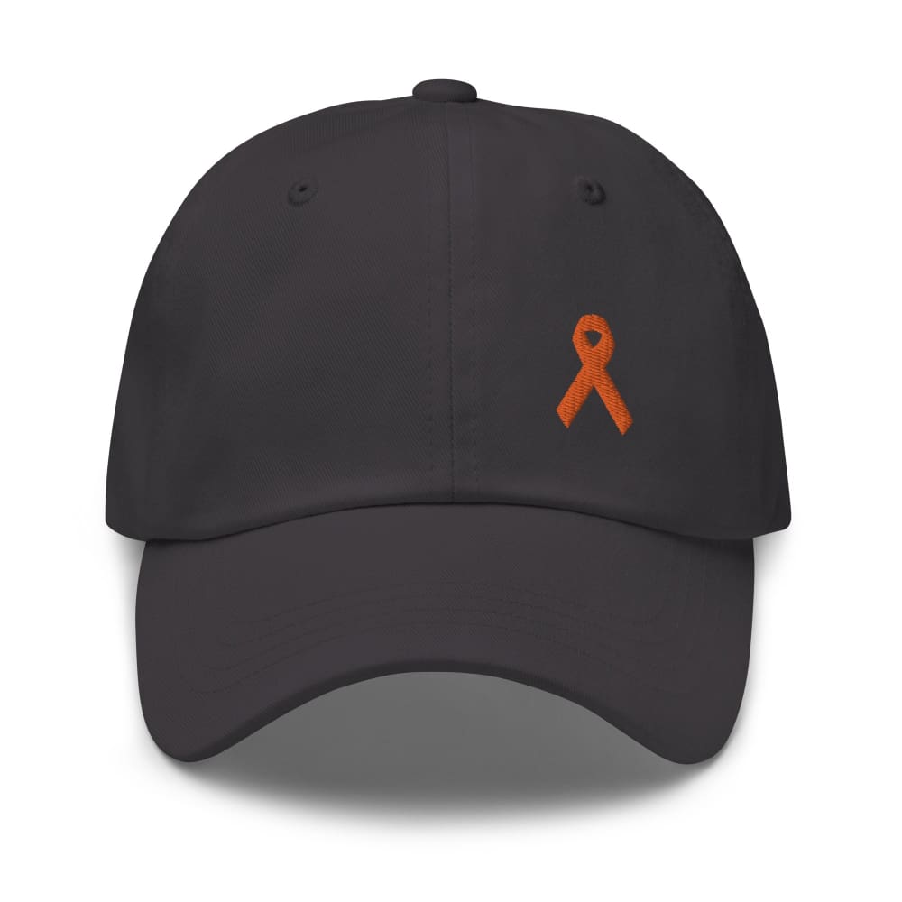 MS Awareness Dad Hat with Orange Ribbon