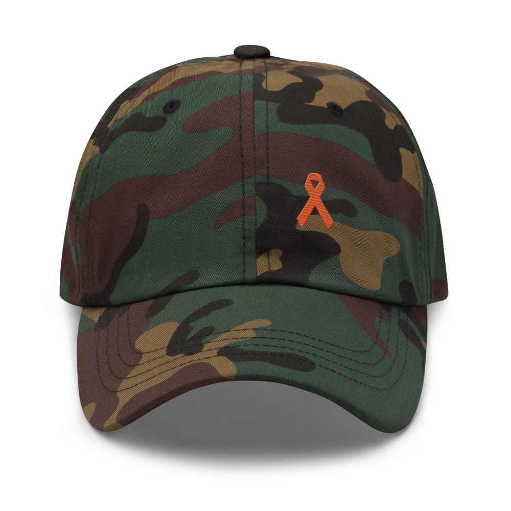MS Awareness Dad Hat with Orange Ribbon