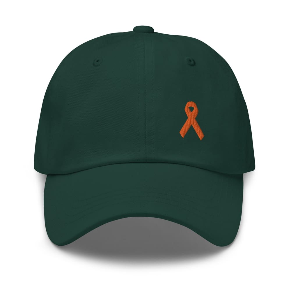 MS Awareness Dad Hat with Orange Ribbon