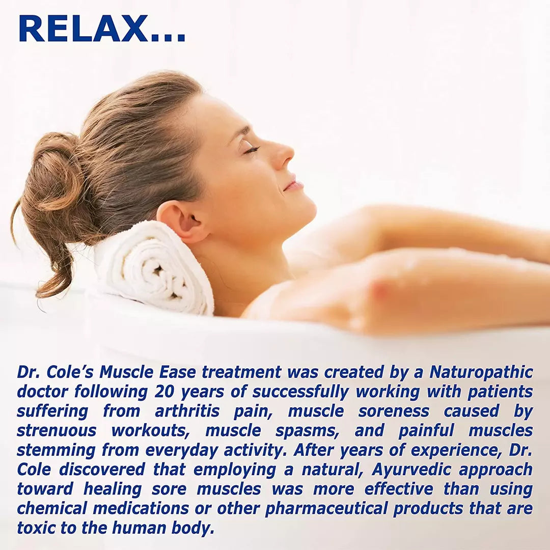 20 - Sales de baño relajantes Dr. Cole's Muscle Ease