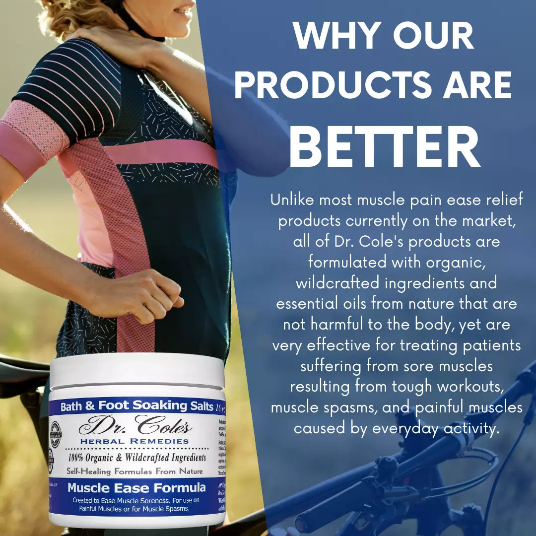 20 - Sales de baño relajantes Dr. Cole's Muscle Ease