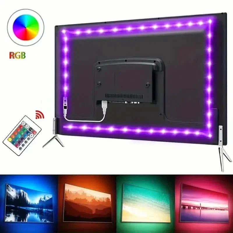 Multicolor LED Light Strip for TV with Remote Control