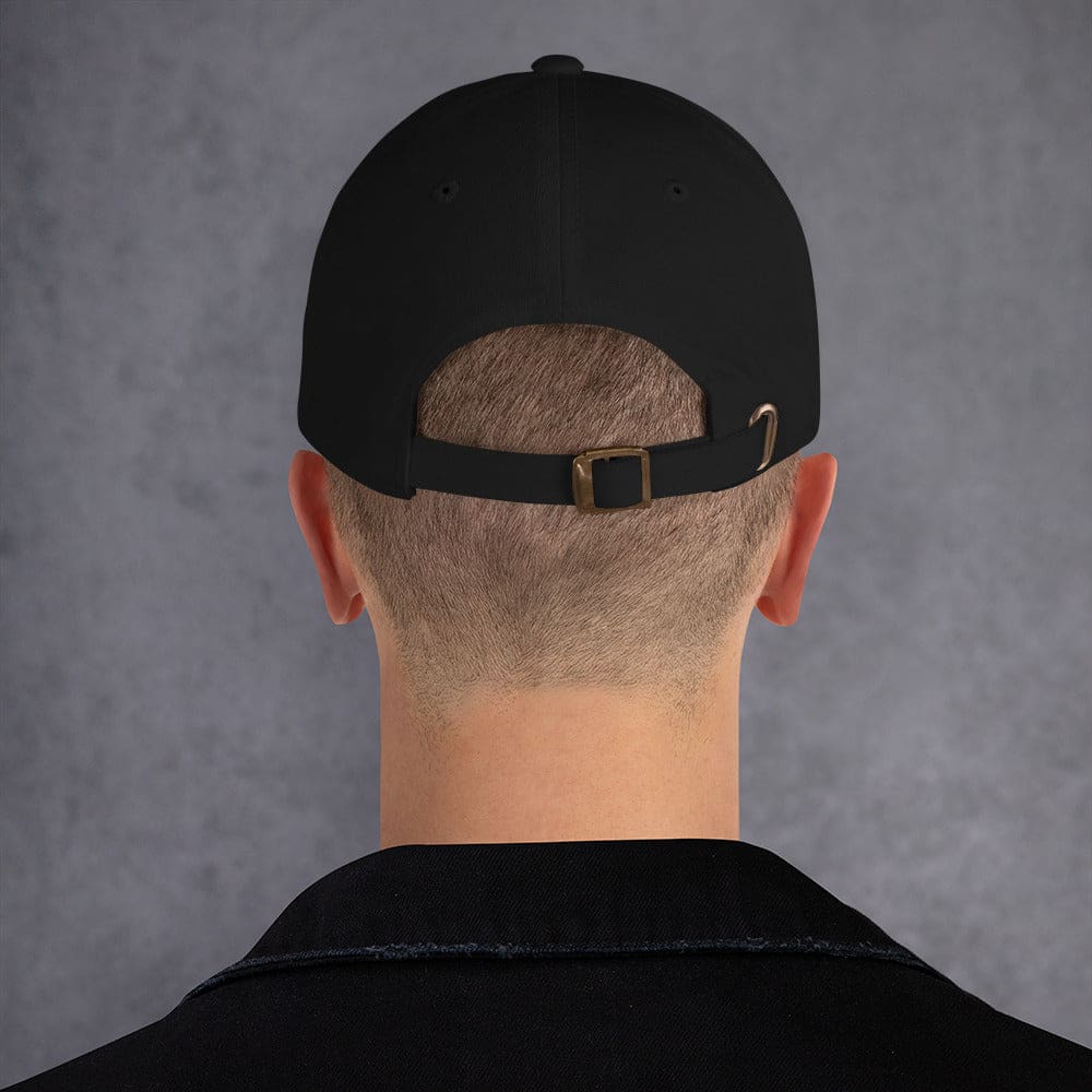 Multiple Myeloma Awareness Dad Hat with Burgundy Ribbon