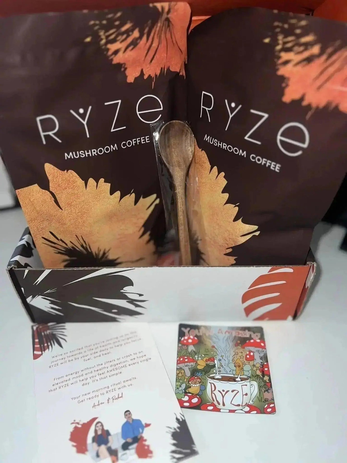 Café de Champiñones Ryze (30 Porciones) Paquete de 2
