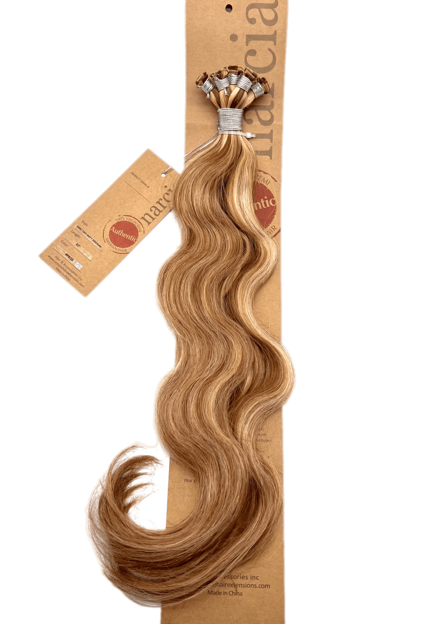 Narcia Remy Siberian Hand Tied Weft Hair Extensions (100g) - Choose Length