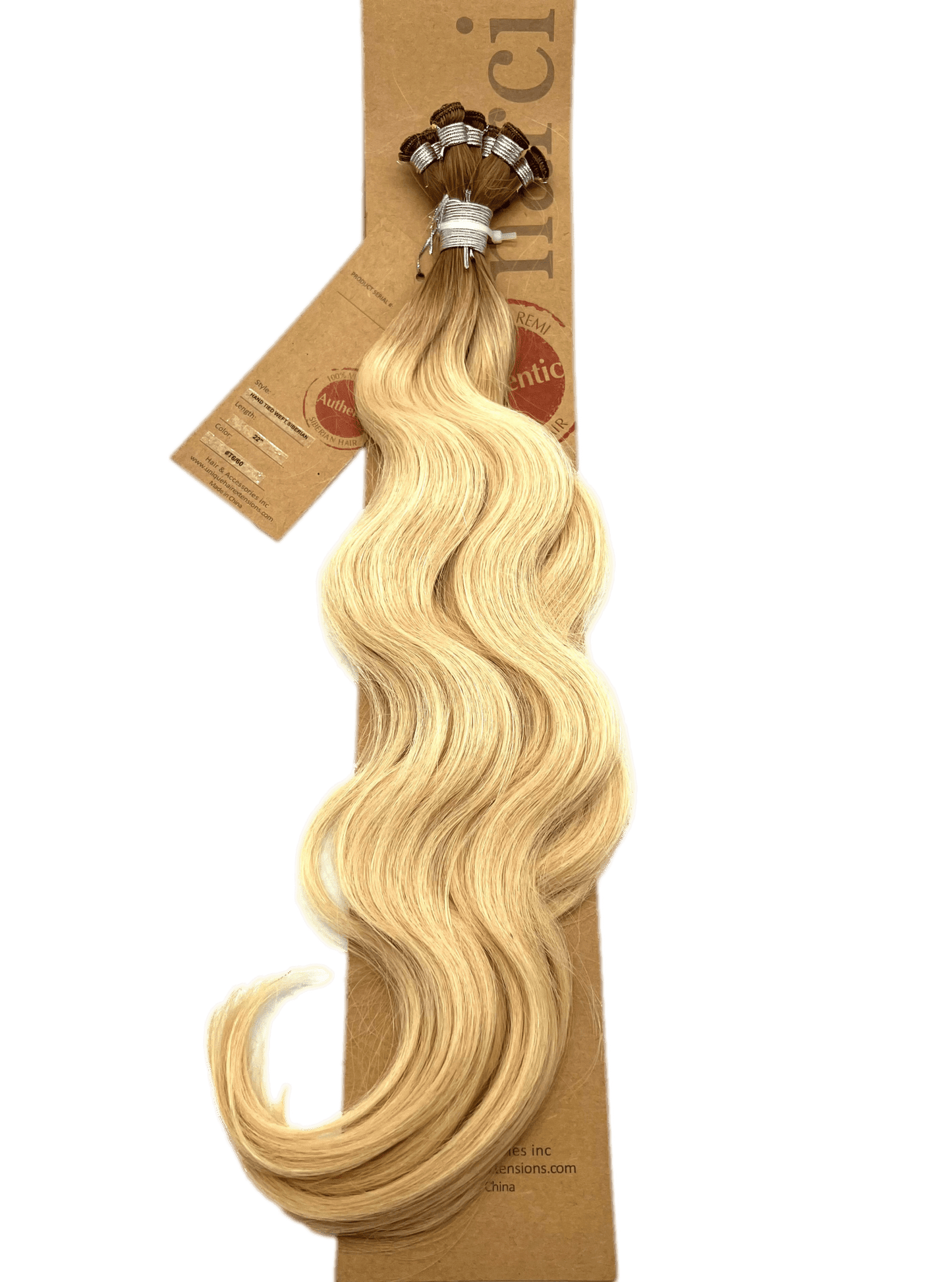 Narcia Remy Siberian Hand Tied Weft Hair Extensions (100g) - Choose Length