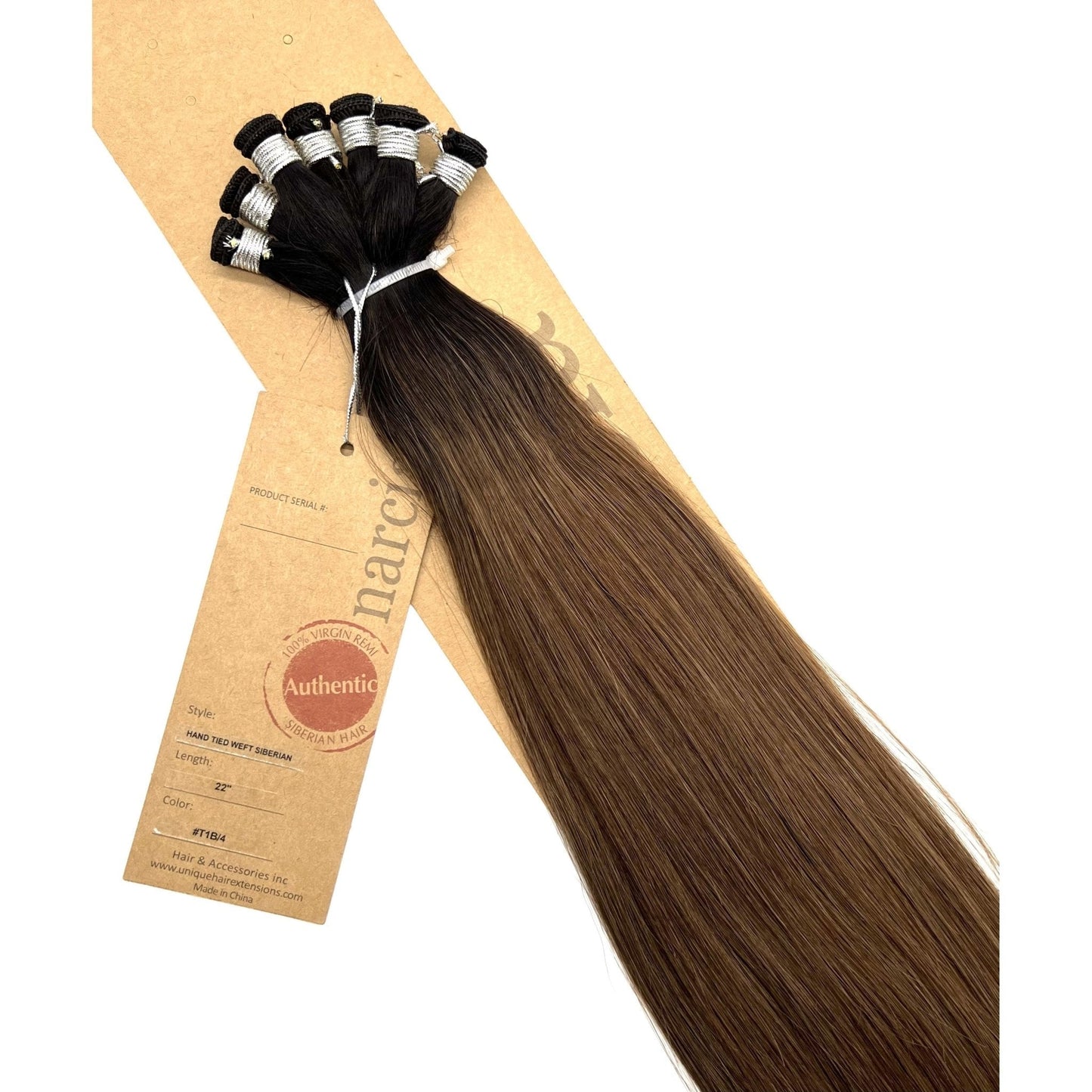Narcia Remy Siberian Hand Tied Weft Hair Extensions (100g) - Choose Length