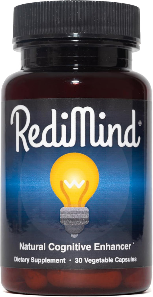 Natural Cognitive Enhancement Supplement Capsule - Non-GMO, Vegan, Gluten-Free