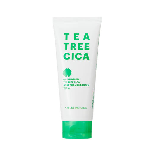 [NATURE REPUBLIC] Green Derma Tea Tree Cica Acne Foam Cleanser 150ml
