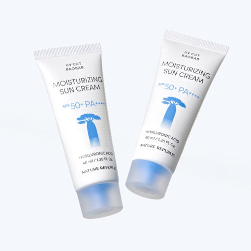 [NATURE REPUBLIC] UV CUT BAOBAB Moisturizing Sun Cream SPF50+ PA++++ 40ml+40ml