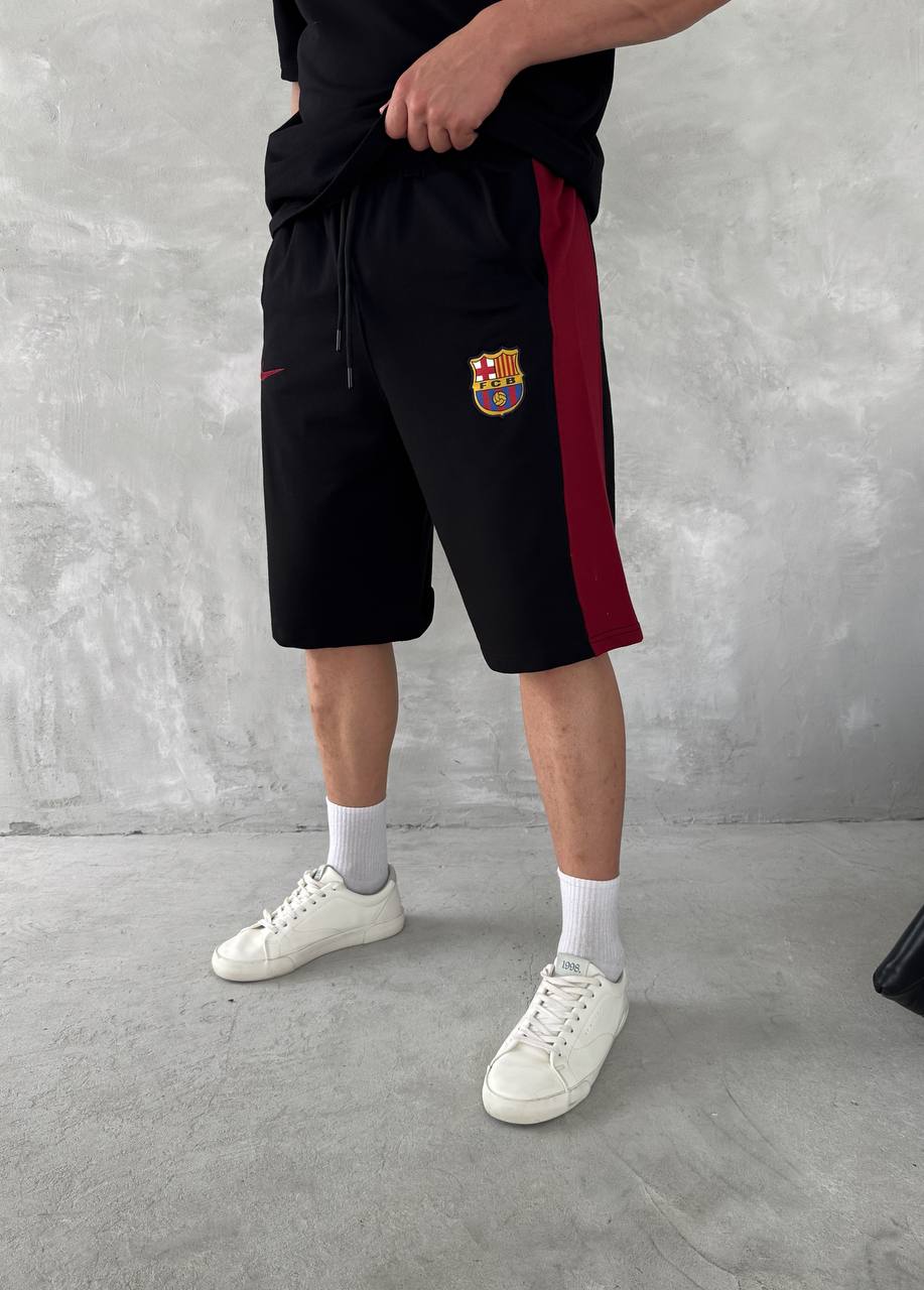 Conjunto de Polo y Pantalón Corto Blaugrana Spirit para Hombre – Estilo Moderno de Fútbol