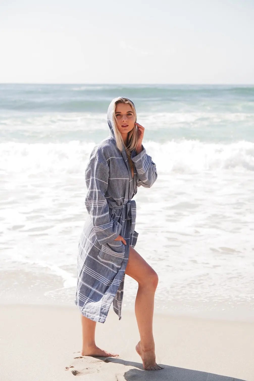 Bathrobe - Turkish Cotton Cozy - Unisex Loungewear