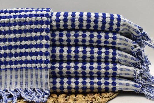 Toalla de mano - Rizo burbuja - Azul marino