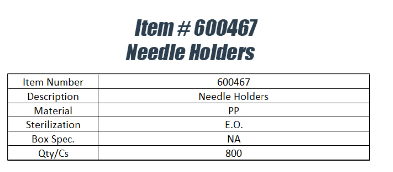 Needle Holders