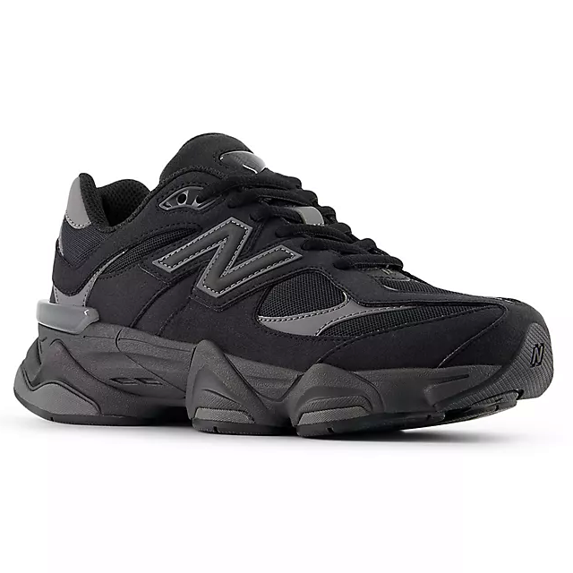 New Balance 9060 Black Canvas Castlerock (GS)