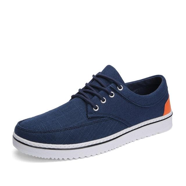New Men's Flats High Quality Casual Shoes Handmade Shoes Casual Sports Flats Men Lightweight Comfortable Walking Shoes Outdoor Walking Sneakers For Mens
