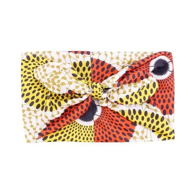 New Vintage African Print Stretch Bandana Head Wrap Long Scarf satin Floral Women Party Turban Headwear Cap Hair Accessories