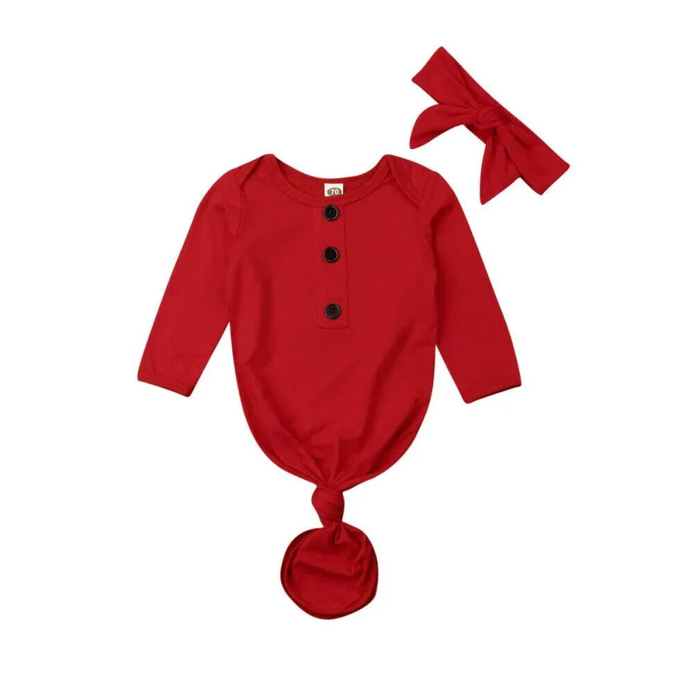 Newborn Baby Sleeper Nightgown - # BAAA81810001