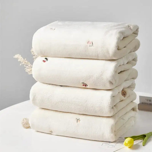 Newborn Winter Swaddle Blanket Fleece - # BAGE41210011