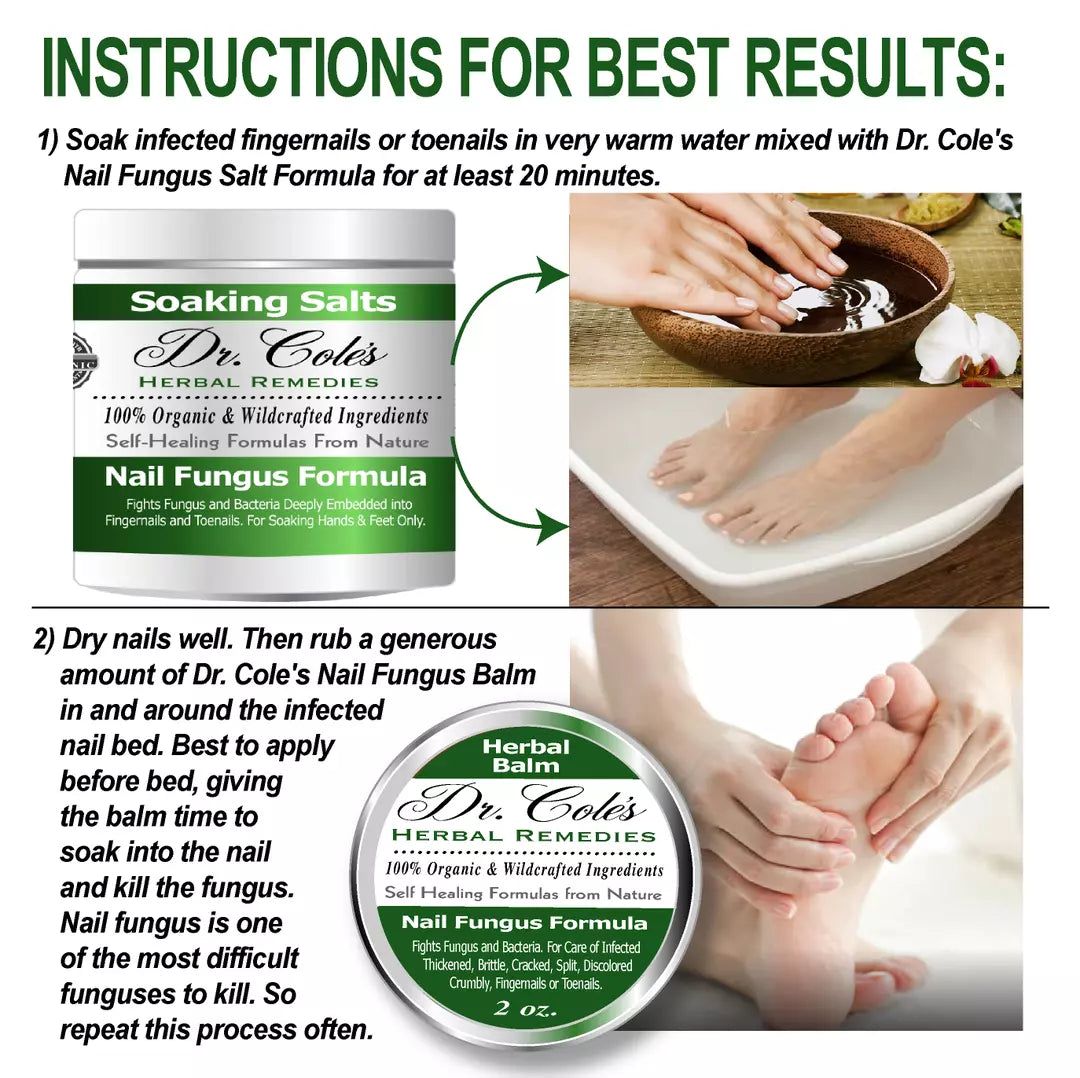 13 - Fórmula de Sales Orgánicas para Hongos en las Uñas del Dr. Cole