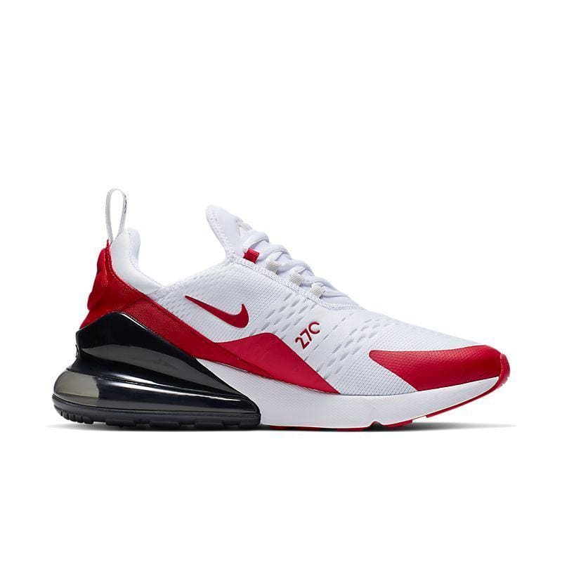 Nike Air Max 270 White Anthracite Red - Men's Lifestyle Sneakers
