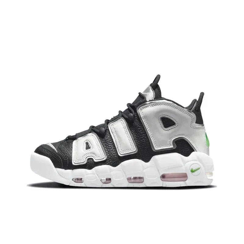 Nike Air More Uptempo Black White Green