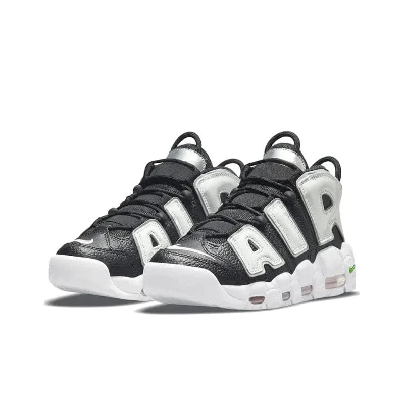 Nike Air More Uptempo Black White Green