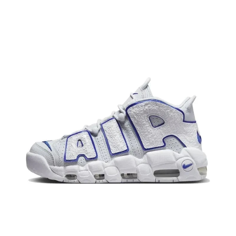 Nike Air More Uptempo Embossed White Royal Blue